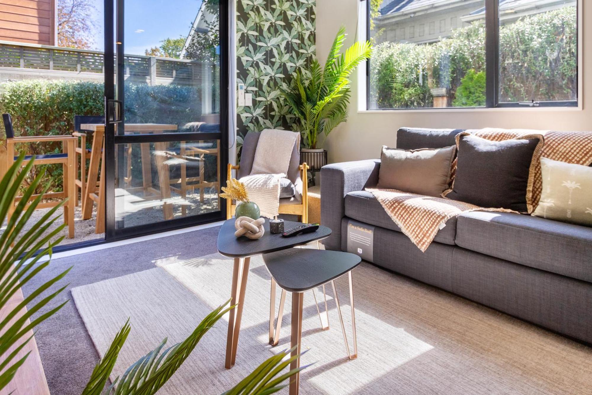 Latimer Square Luxe: 1Br W/ Sofa Bed Christchurch Exterior foto